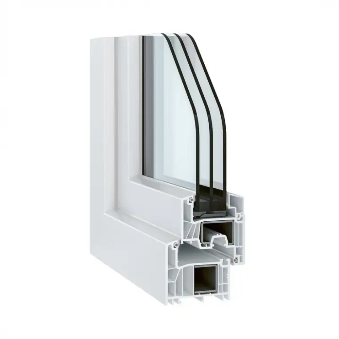 Casă cu ferestre tripan